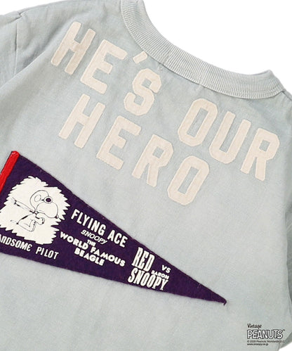 Vintage Cotton Jersey SNOOPY HERO Tee