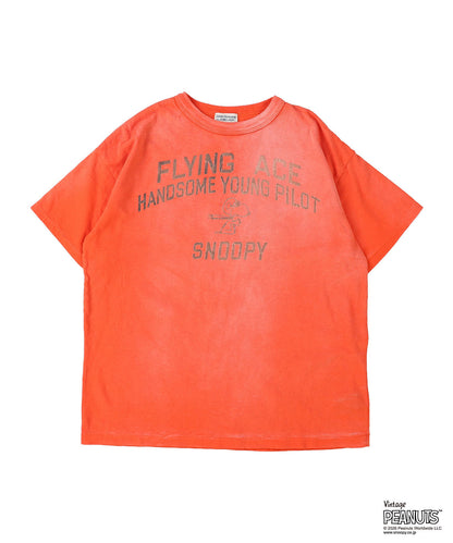 Vintage Cotton Jersey SNOOPY HERO Tee(LADIES)