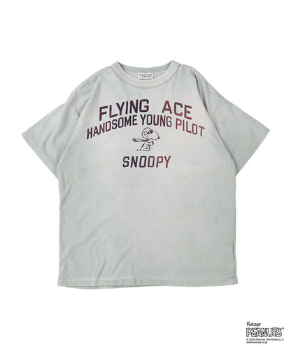 Vintage Cotton Jersey SNOOPY HERO Tee(LADIES)