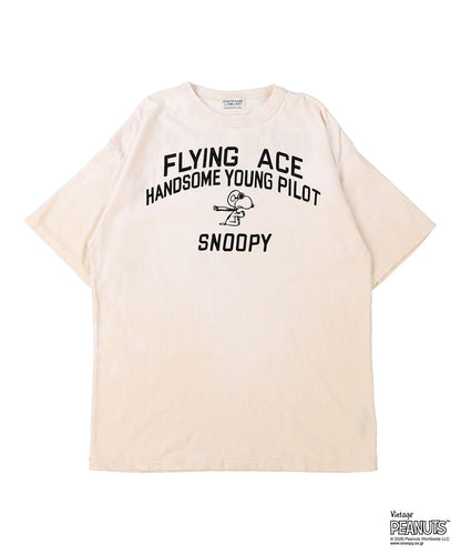 Vintage Cotton Jersey SNOOPY HERO Tee(MENS)