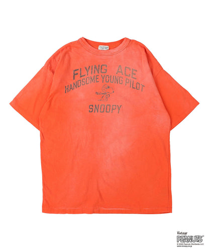 Vintage Cotton Jersey SNOOPY HERO Tee(MENS)