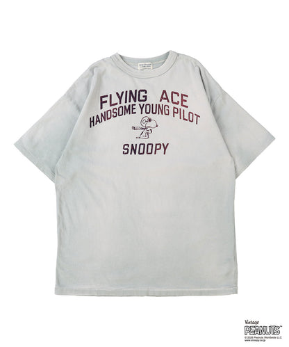 Vintage Cotton Jersey SNOOPY HERO Tee(MENS)