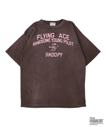 Vintage Cotton Jersey SNOOPY HERO Tee(MENS)