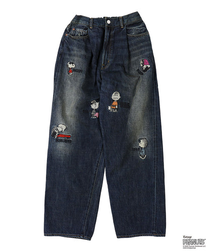 Airy Denim SNOOPY Long Pants(LADIES)