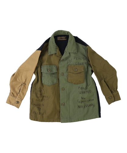 Back Satin Scribble Shirt