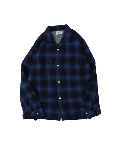 Indigo Ombre Shirt(MENS)