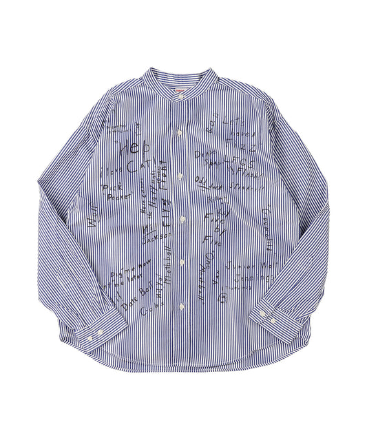 London Striped Scribble Shirt(LADIES)