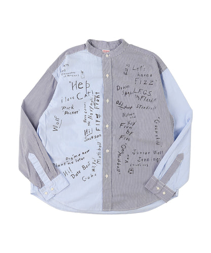 London Striped Scribble Shirt(LADIES)