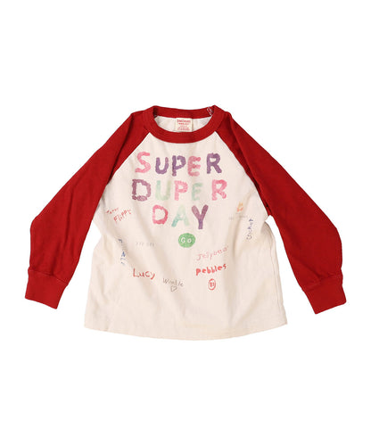 Vintage Cotton Jersey Scribble L/S Tee