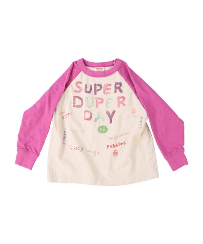Vintage Cotton Jersey Scribble L/S Tee