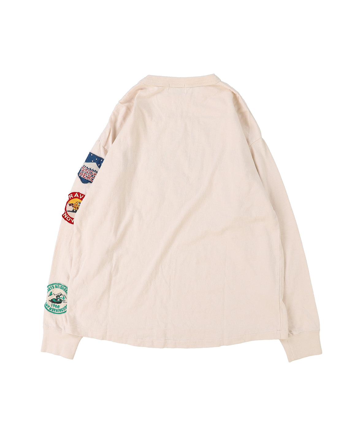 Vintage Cotton Jersey Patch L/S Tee(LADIES)
