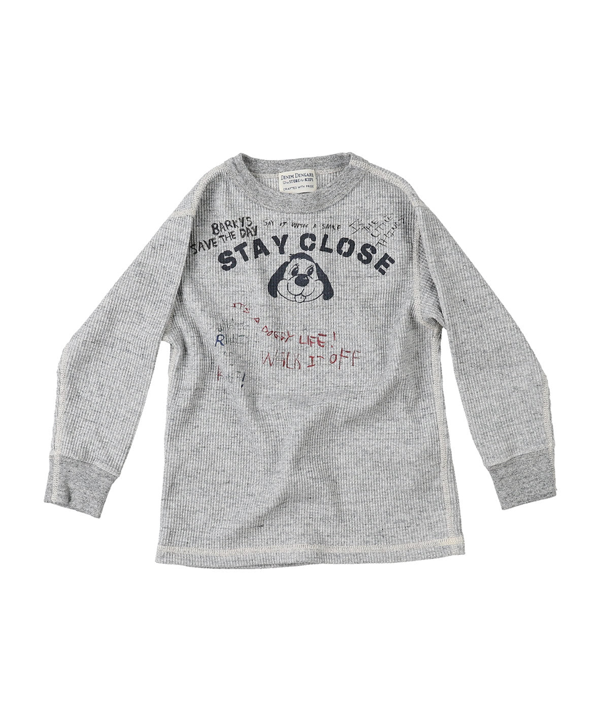 Scribble Waffle L/S Tee