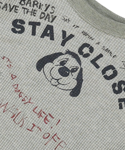 Scribble Waffle L/S Tee