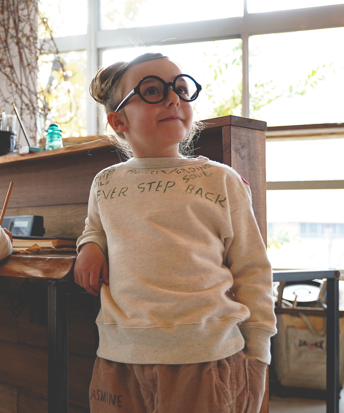 NEVER Patch Sweatshirt