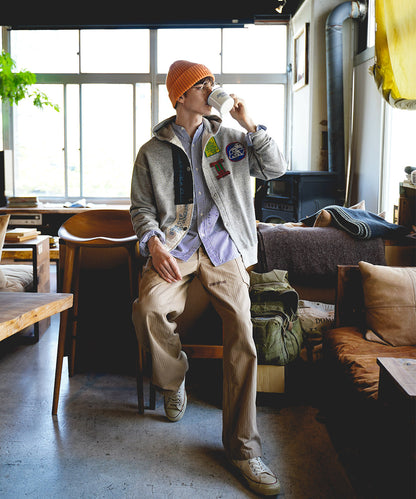 Vintage Pile Remake Hoodie(MENS)