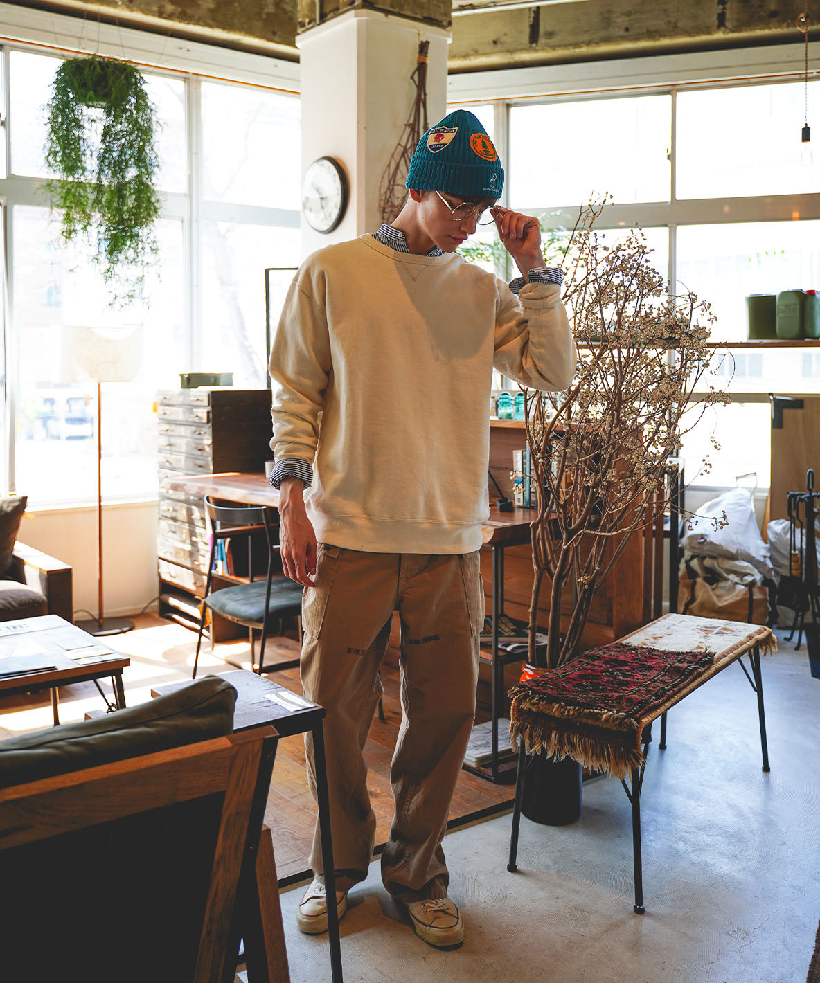 Vintage Pile RESPECT Sweatshirt(MENS)