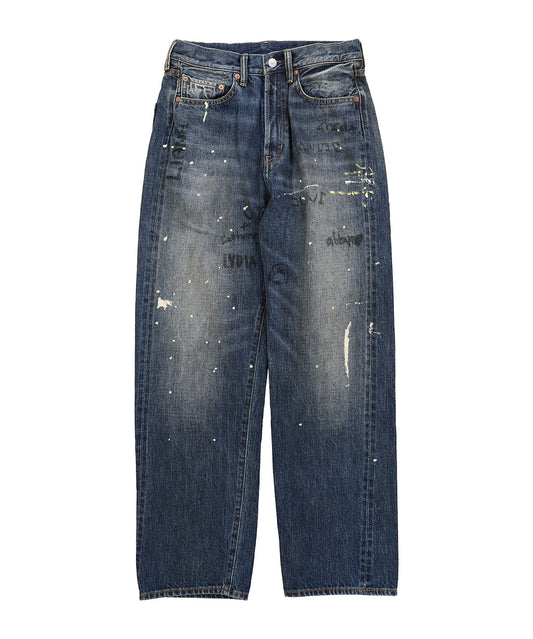 12oz HOME MADE Denim Scribble Pants(LADIES)