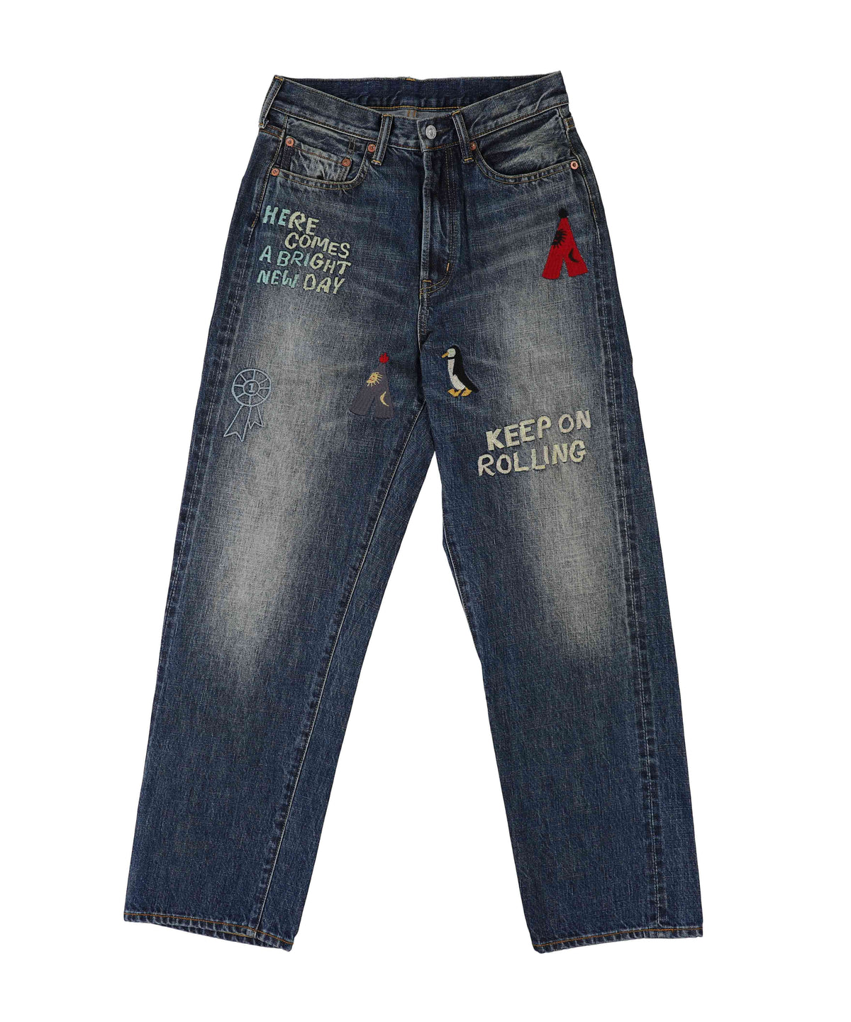 12oz HOME MADE Denim NEW DAY Pants(LADIES)
