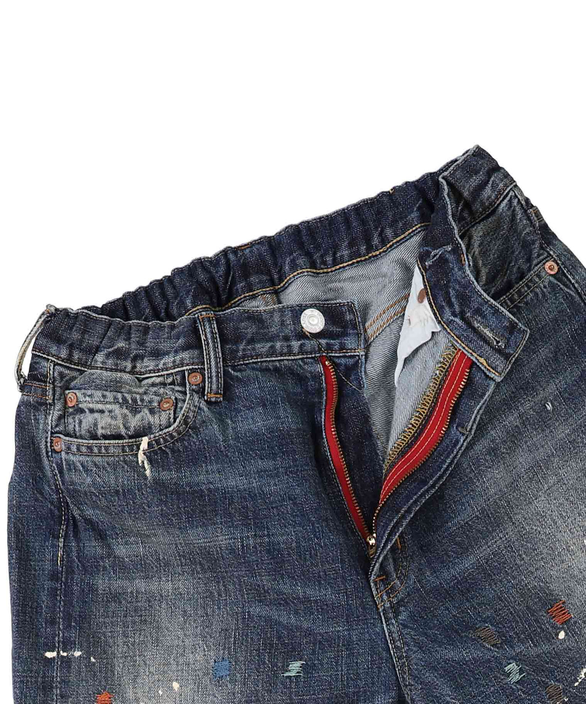 Airy Denim Colorful Remake Pants(MENS)