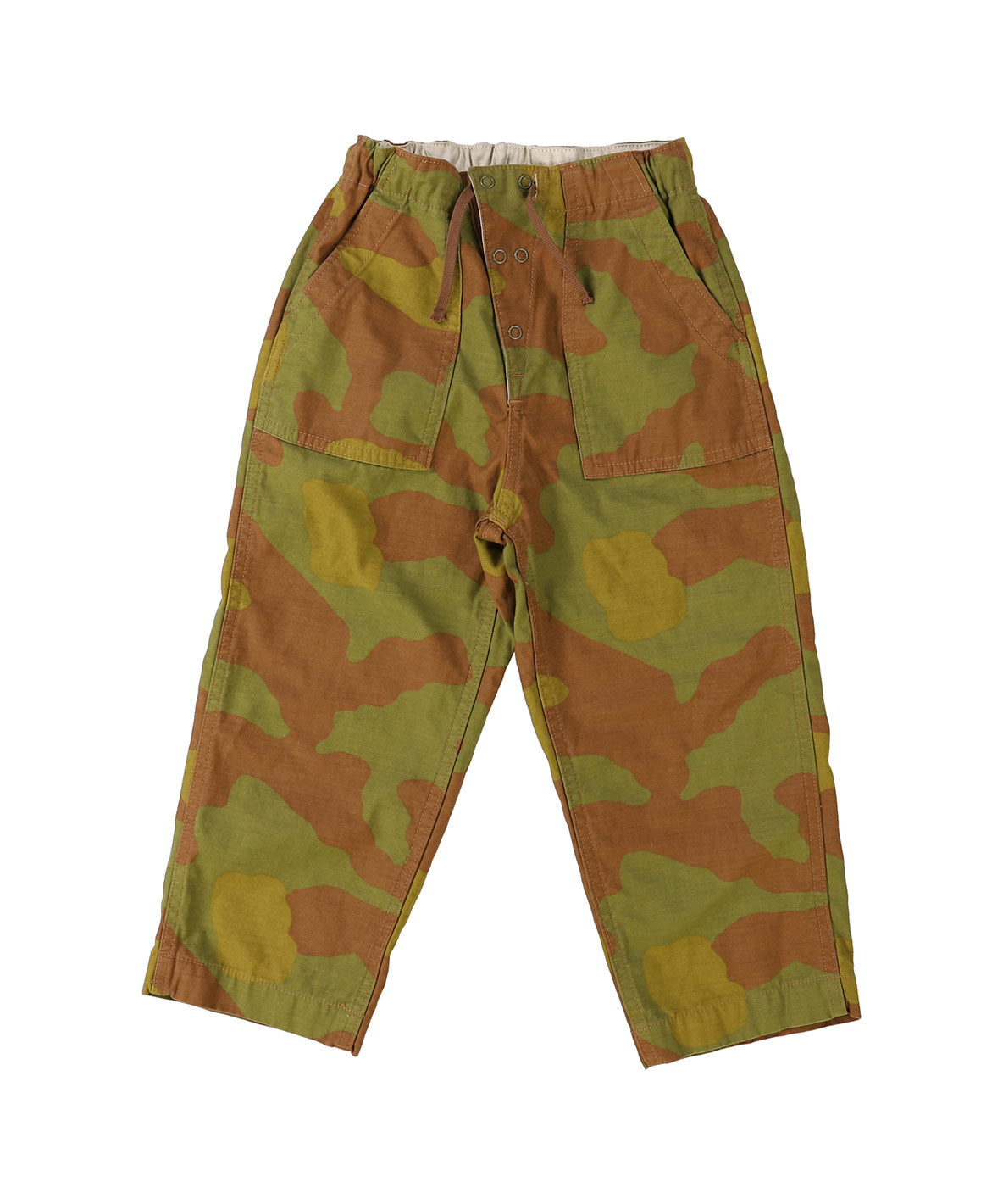 Back Satin Camouflage Reversible Pants