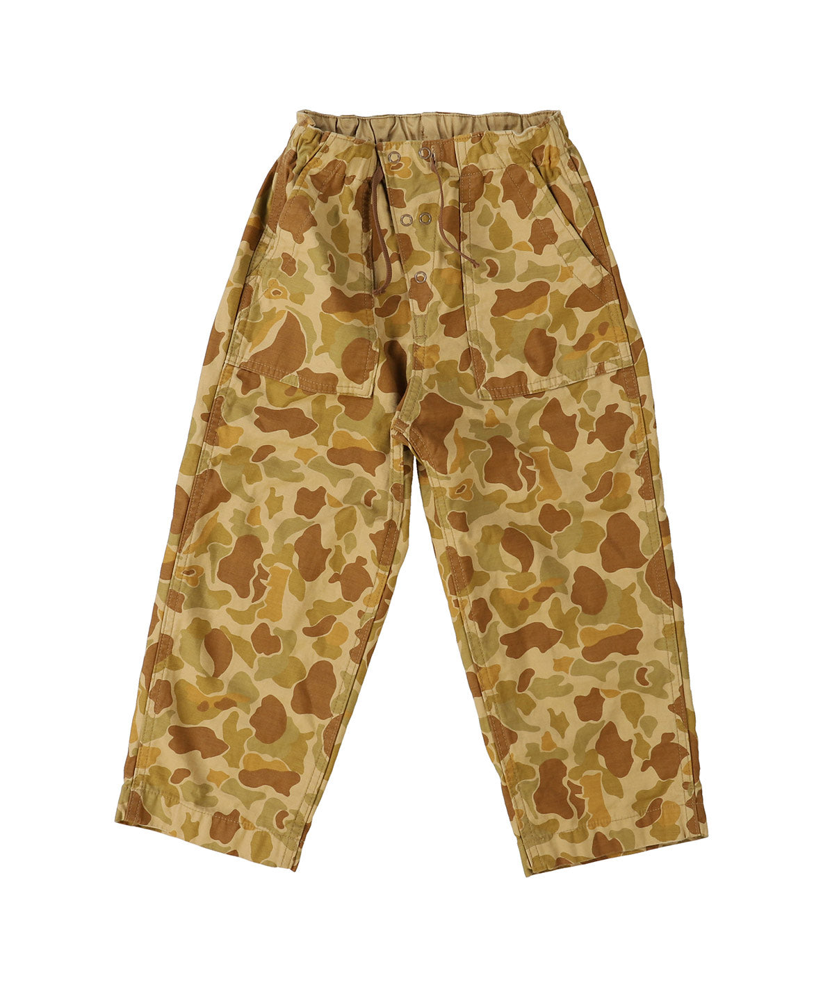 Back Satin Camouflage Reversible Pants