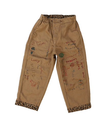 Back Satin Camouflage Reversible Pants(LADIES)