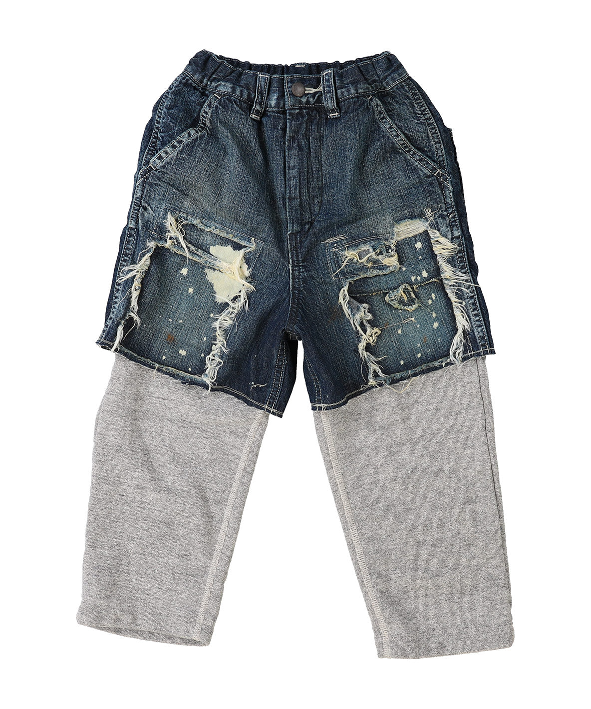 8oz Denim Remake Layered Pants(LADIES)