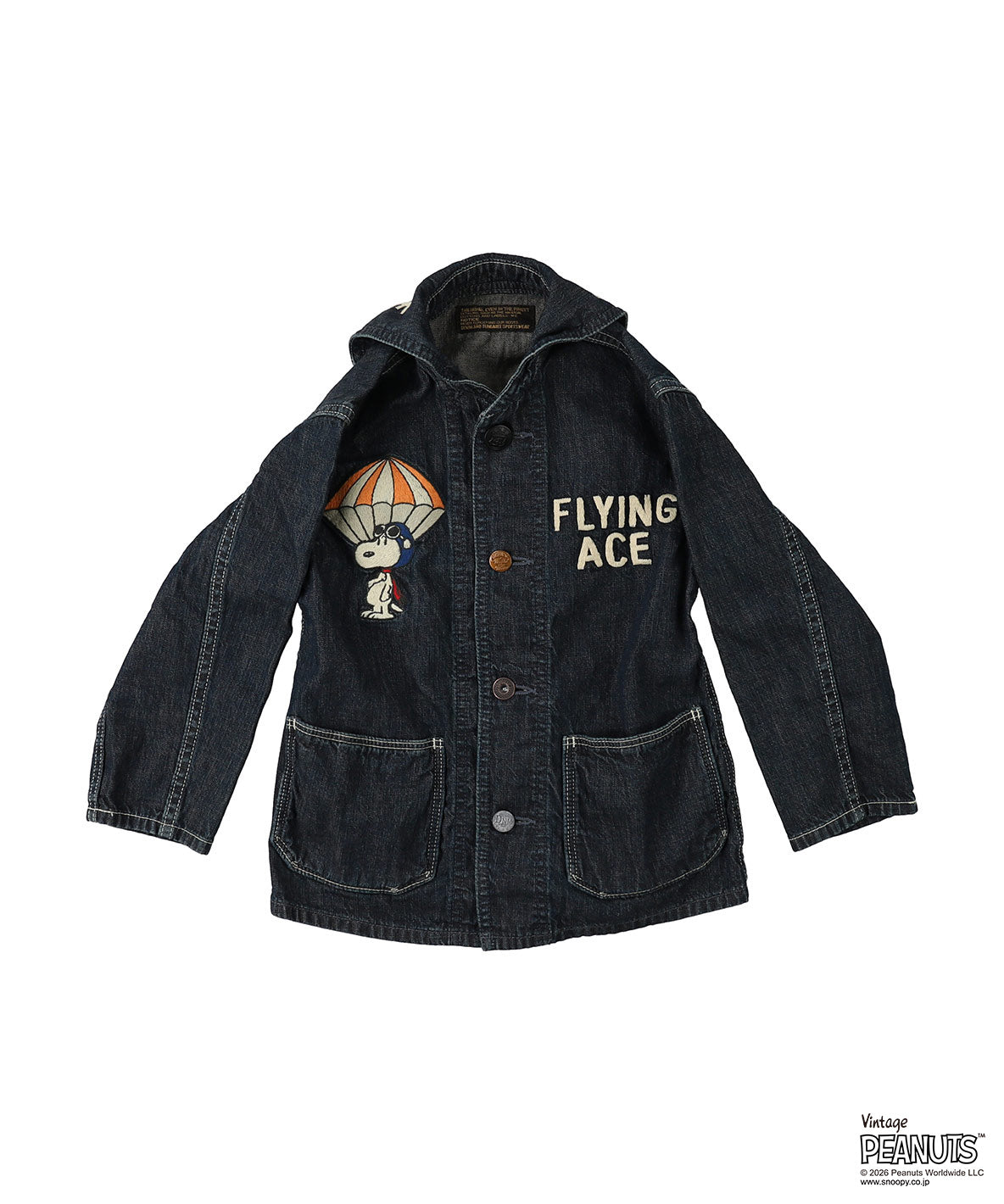 8oz Denim SNOOPY Jacket(LADIES)