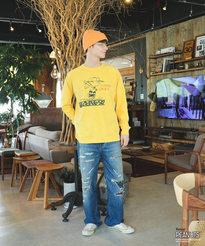 SNOOPY GOOD GRIEF L/S Tee(MENS)