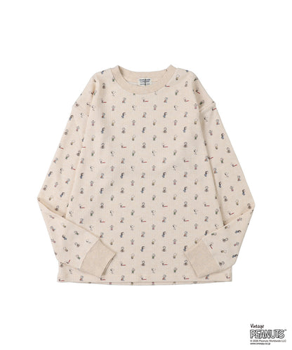 Waffle SNOOPY Tee(LADIES)