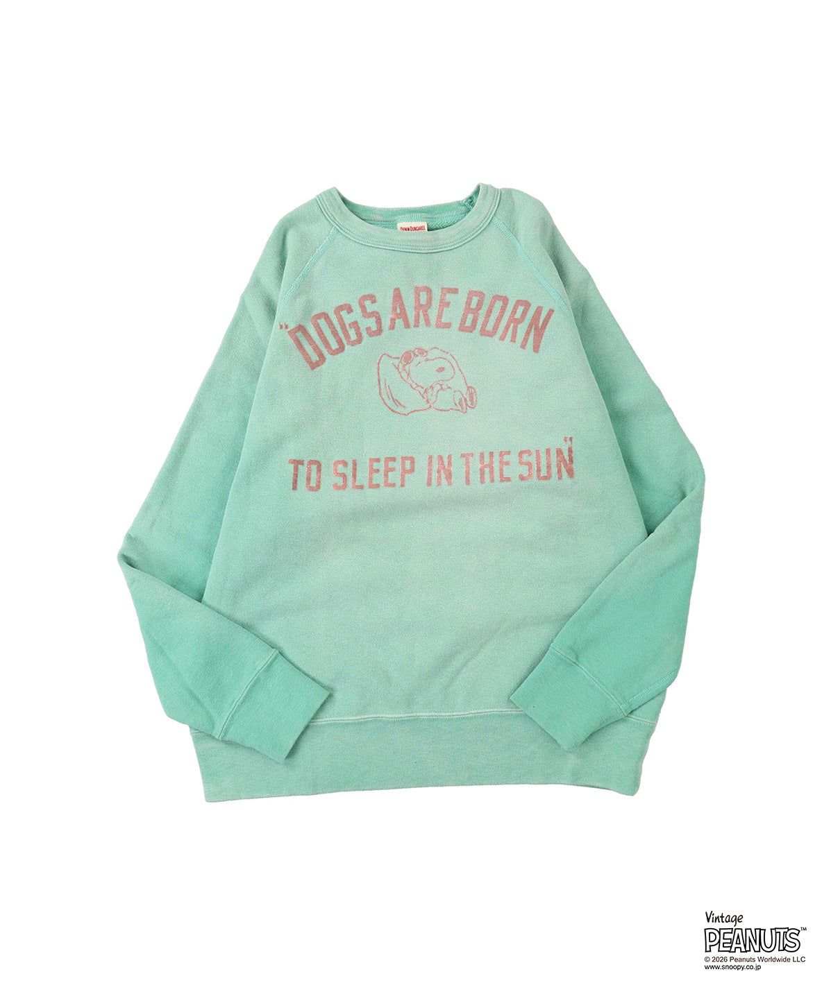 Vintage Pile SNOOPY SLEEP Sweatshirt(LADIES)