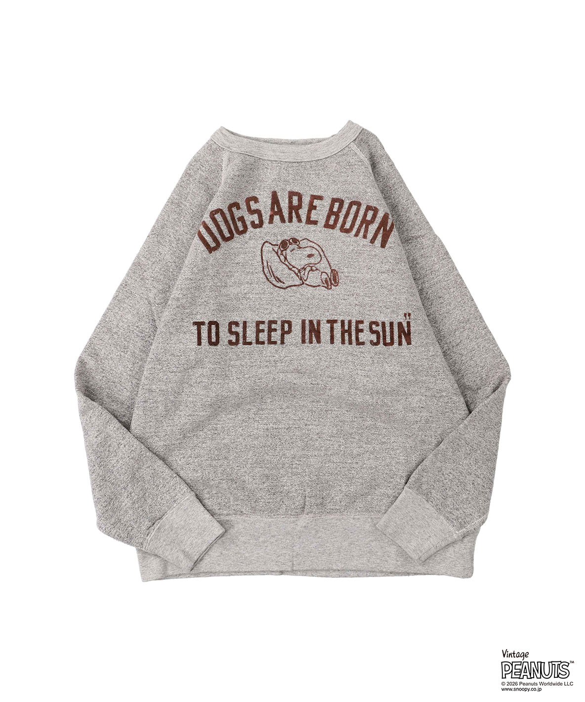 Vintage Pile SNOOPY SLEEP Sweatshirt(LADIES)