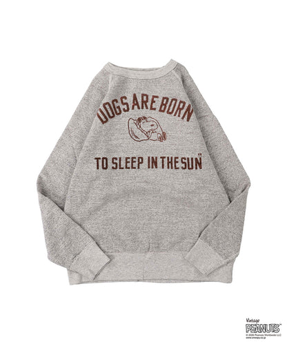 Vintage Pile SNOOPY SLEEP Sweatshirt(LADIES)