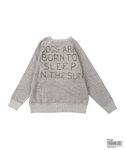 Vintage Pile SNOOPY SLEEP Sweatshirt(LADIES)