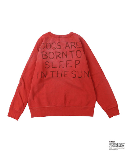 Vintage Pile SNOOPY SLEEP Sweatshirt(LADIES)