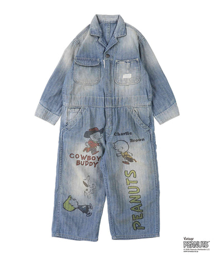 Herringbone SNOOPY Overalls