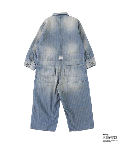 Herringbone SNOOPY Overalls