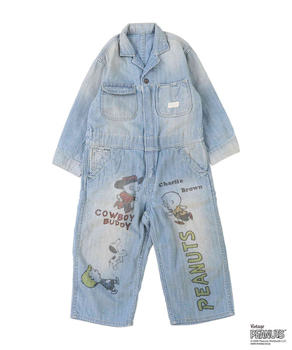 Herringbone SNOOPY Overalls