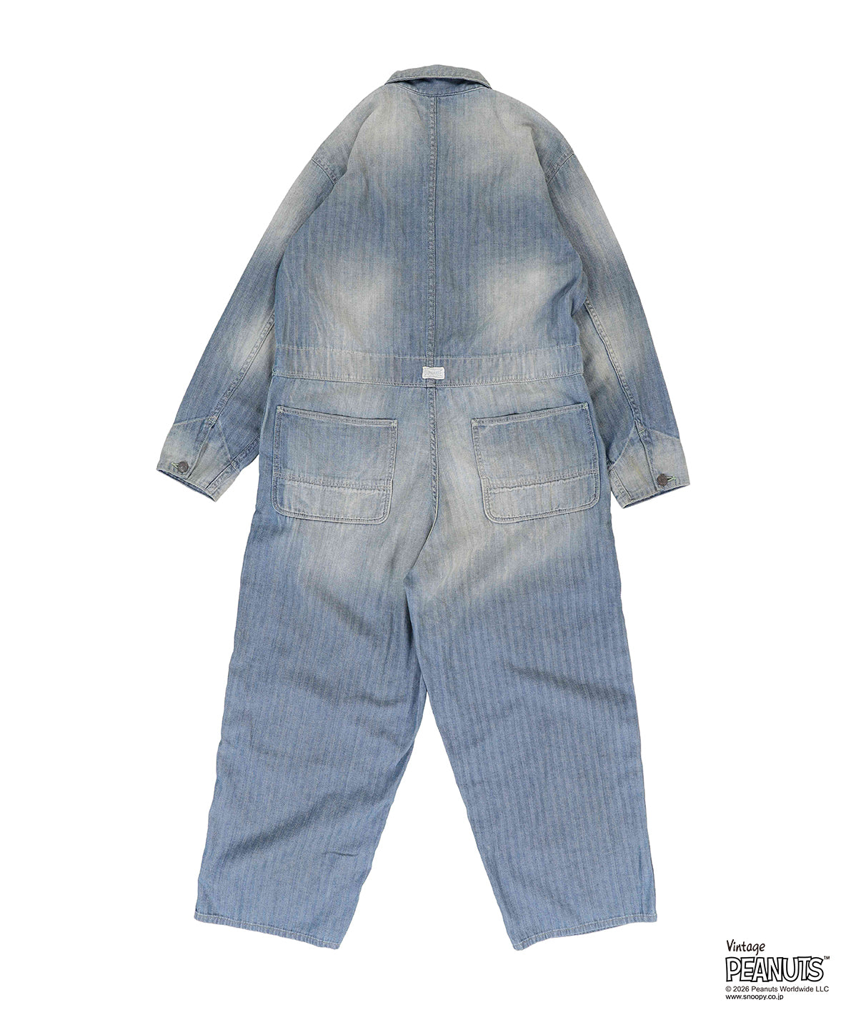 Herringbone SNOOPY Overalls(LADIES)