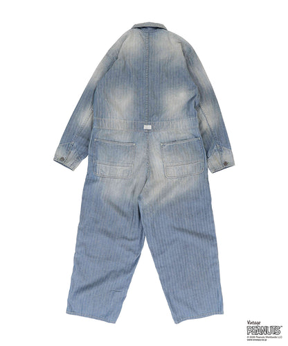 Herringbone SNOOPY Overalls(LADIES)