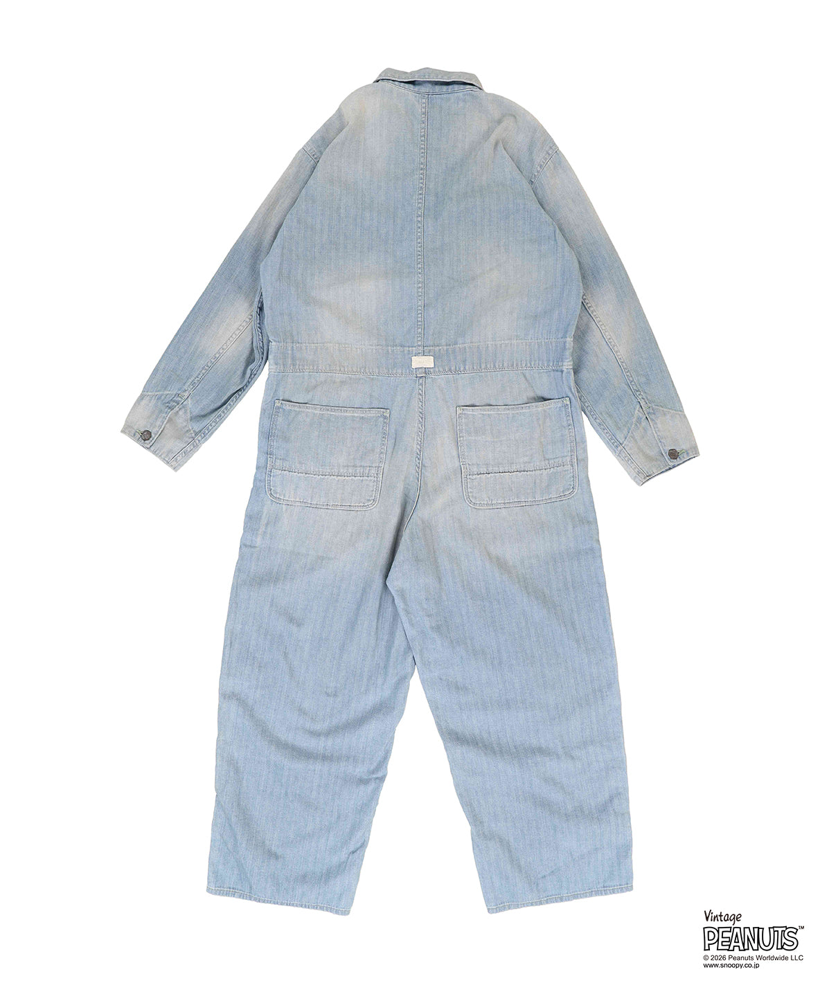Herringbone SNOOPY Overalls(LADIES)