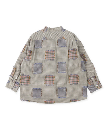 Fringe Patchwork Shirt