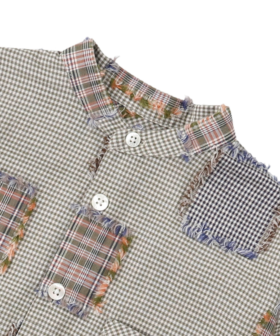 Fringe Patchwork Shirt