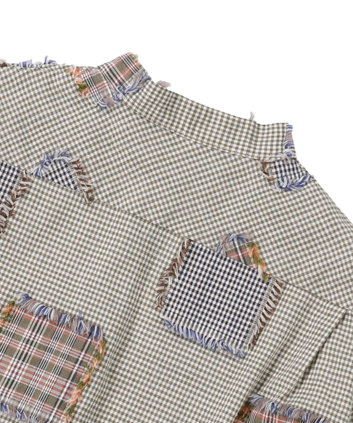 Fringe Patchwork Shirt