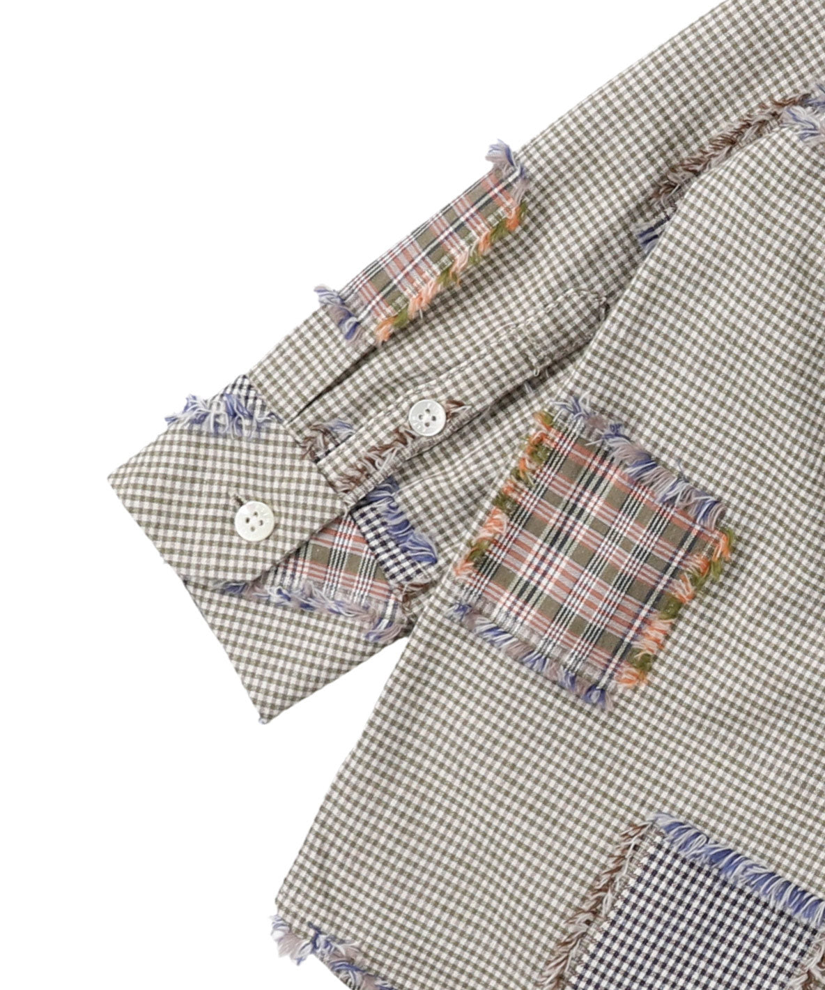 Fringe Patchwork Shirt