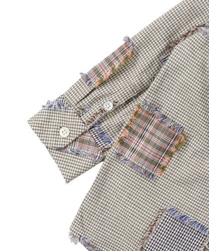 Fringe Patchwork Shirt
