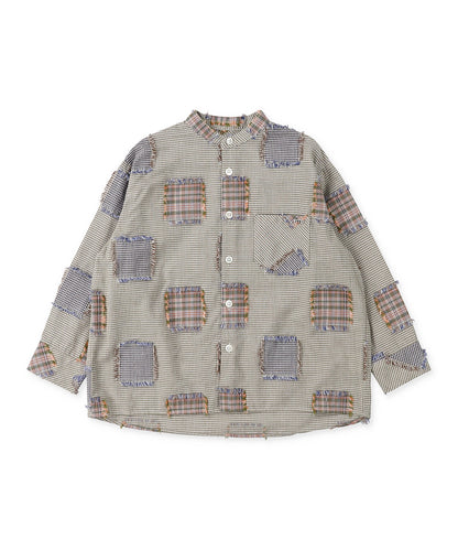 Fringe Patchwork Shirt