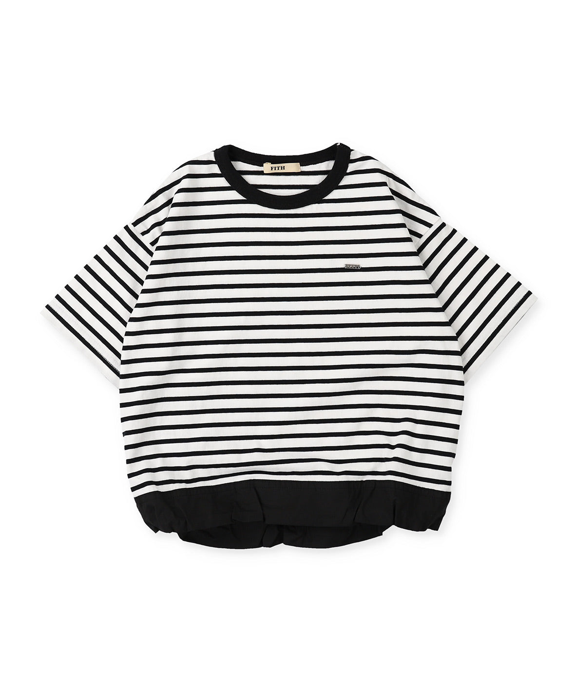 Striped and Typewriter Tee
