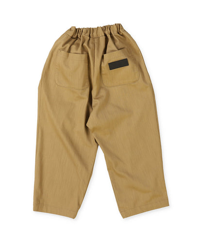 W Slab Chambray Tuck Pants