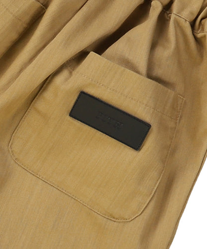 W Slab Chambray Tuck Pants